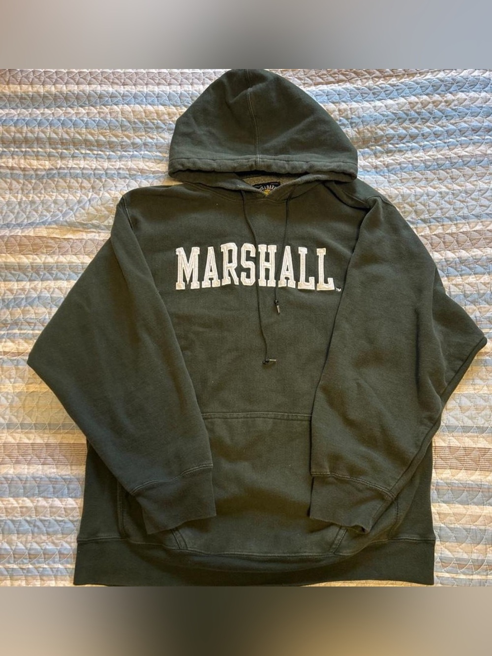 Steve & Barry's Dark Green "Marshall" Pullover Hoodie